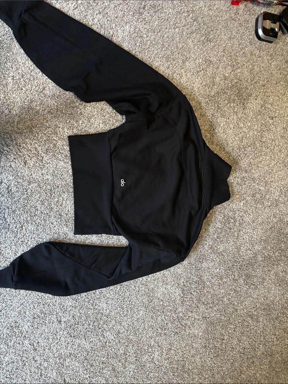 Alo Vixen Fleece 1/4 zip Cropped